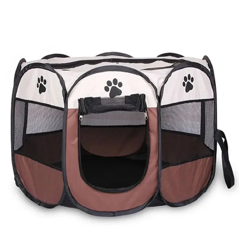 Foldable Pet Playpen Tent for Dogs and Cats