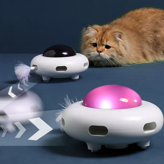 Smart UFO Cat Turntable Toy