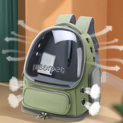 Breathable Pet Carrier Backpack for Cats and Small Dogs