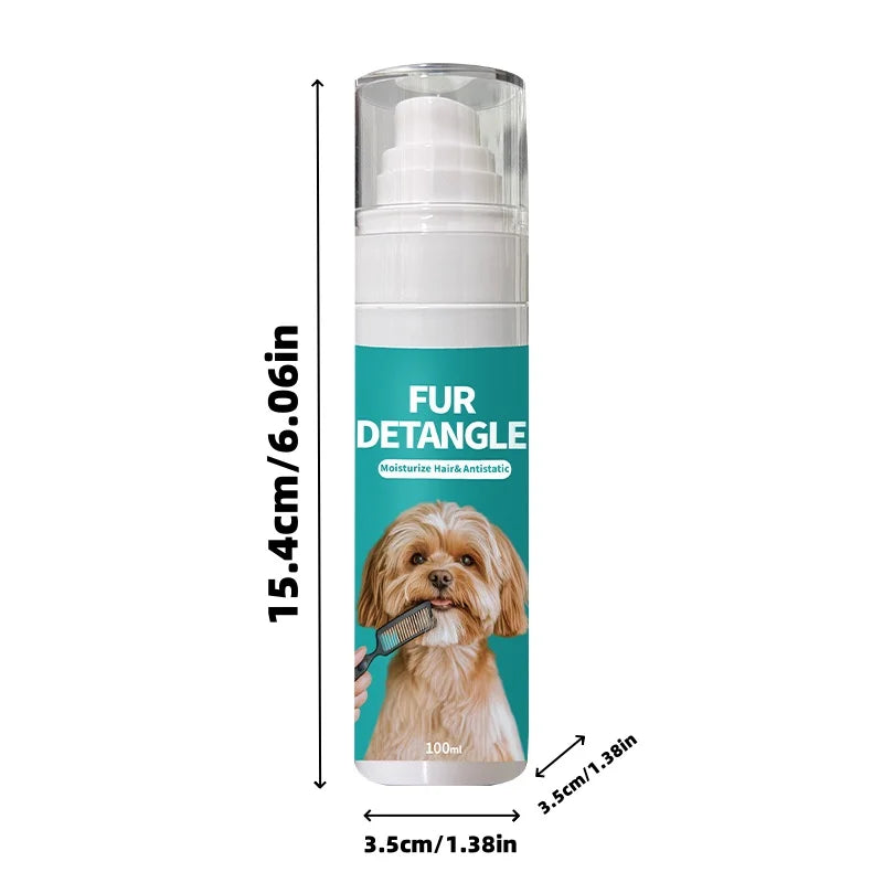 Pet Hair Detangling Spray for Dogs and Cats