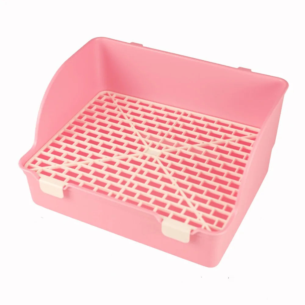 Splash-Proof Rabbit Litter Tray
