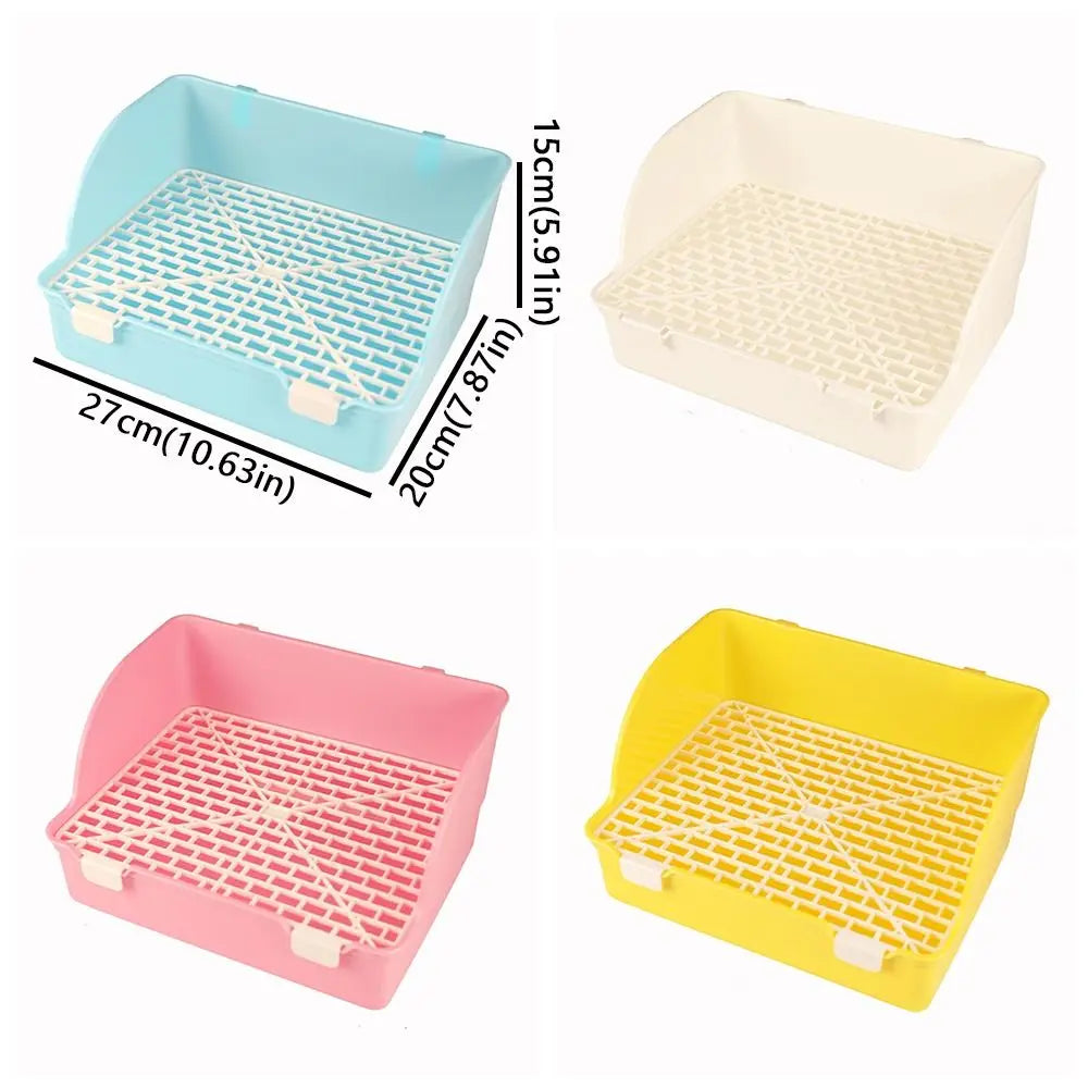 Splash-Proof Rabbit Litter Tray