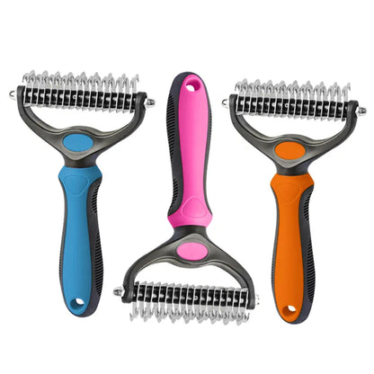 Double-Sided Pet Grooming Comb for Dogs and Cats