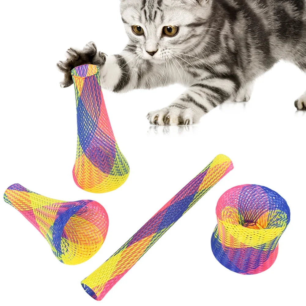 Cat Spring Toy Set for Interactive Play