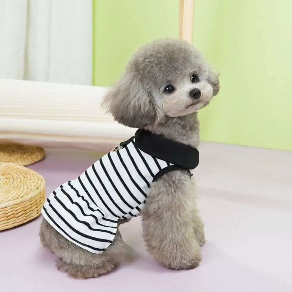 Striped Pet Vest and Dress for Small Dogs