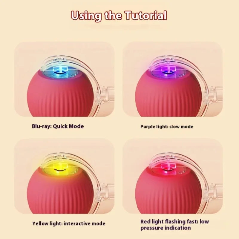 Automatic Rolling Cat Toy Ball with Smart Sensor