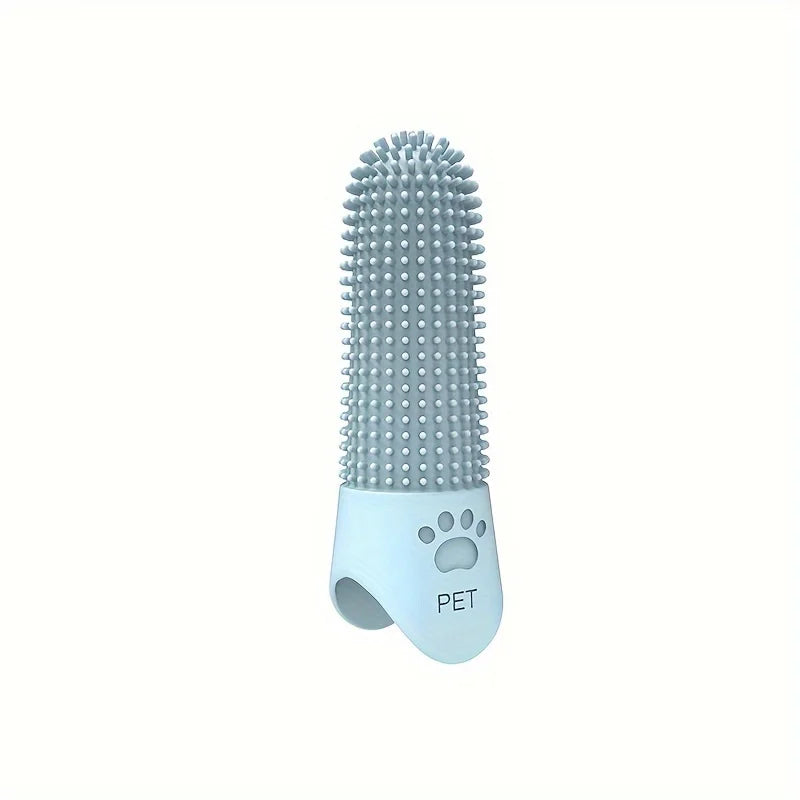 360° Silicone Finger Toothbrush for Dogs and Cats