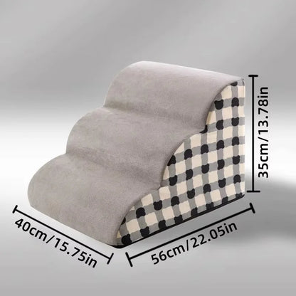 High-Density Foam Dog Stairs for Older Dogs