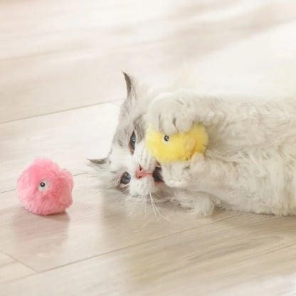 Plush Interactive Cat Toy Ball