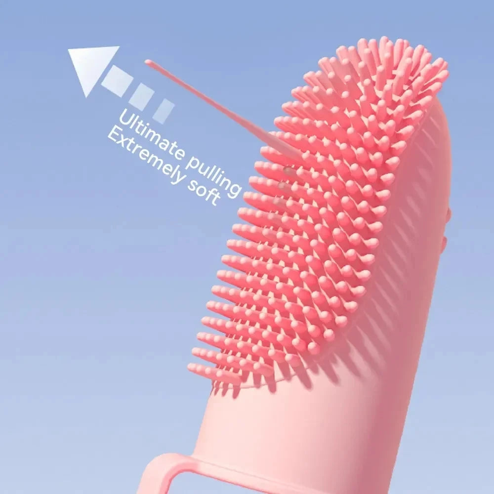 Two-Finger Pet Toothbrush Set for Dogs and Cats