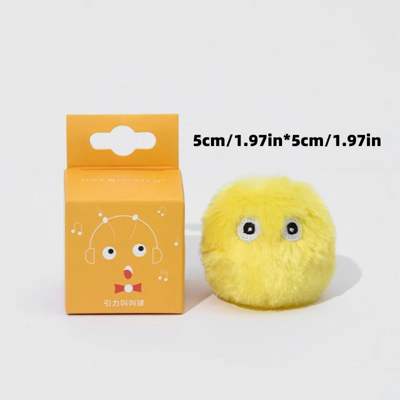 Plush Interactive Cat Toy Ball