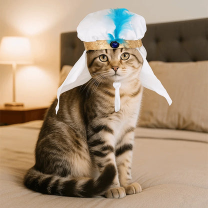 Cat Headscarf Costume Hat for Pets