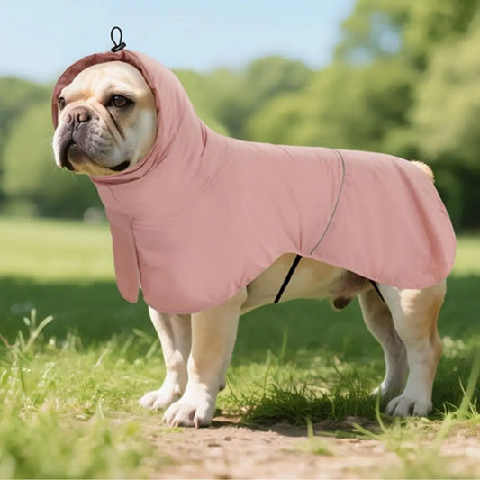 Waterproof Dog Rain Jacket with Breathable Design