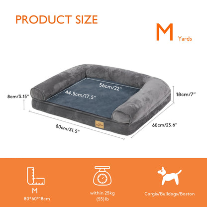 Orthopedic Dog Bed with Removable Washable Cover