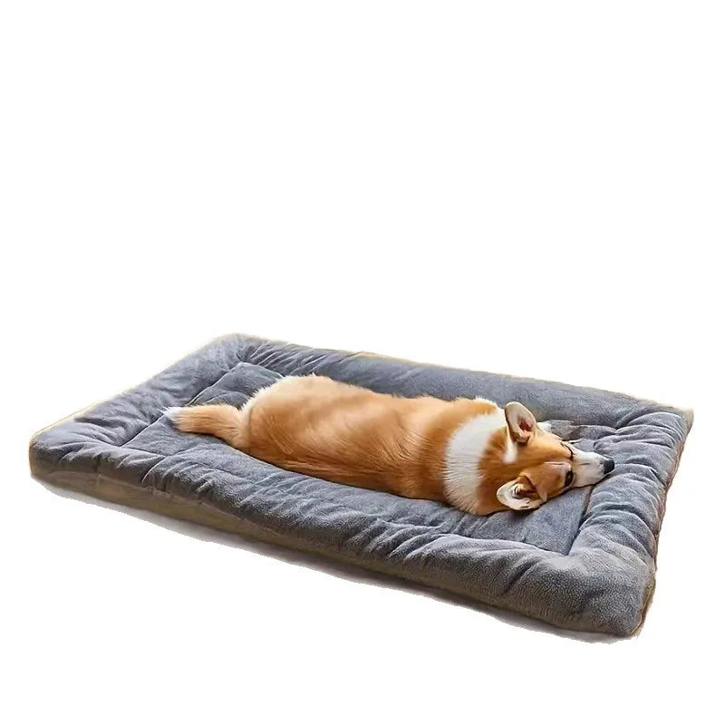 Orthopedic Plush Dog Bed for Large Dogs – Extra Soft Washable Pet Mat