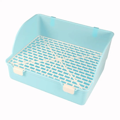 Splash-Proof Rabbit Litter Tray