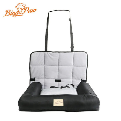 Waterproof Dog Car Seat Bed with Removable Pad