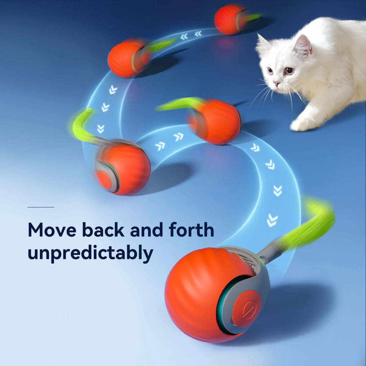 Speedy Tail Interactive Cat Toy Ball