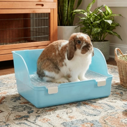 Splash-Proof Rabbit Litter Tray