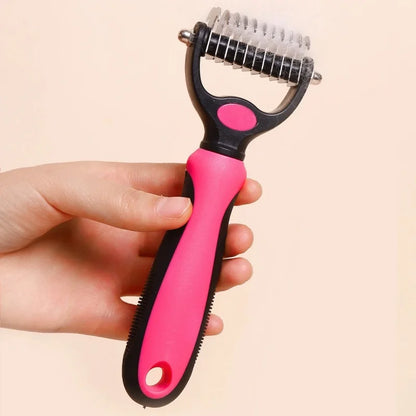 Double-Sided Pet Grooming Comb for Dogs and Cats