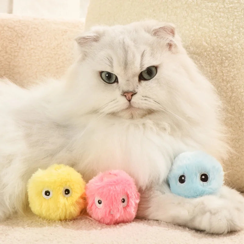 Plush Interactive Cat Toy Ball