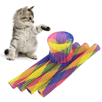 Cat Spring Toy Set for Interactive Play