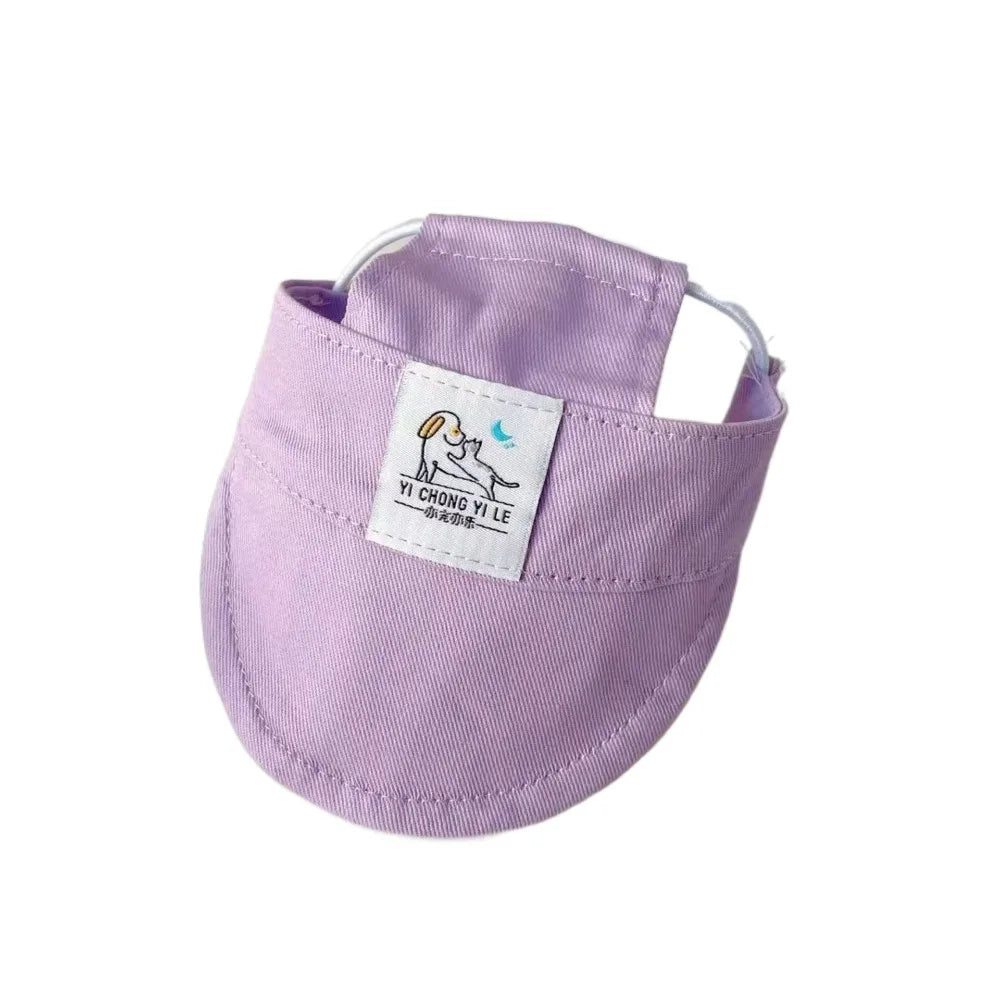 Duck Tongue Pet Sun Hat with Ear Holes