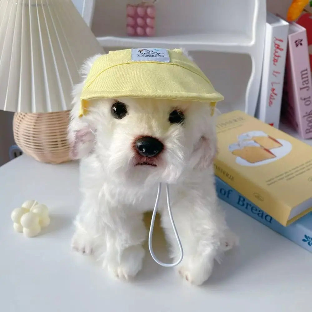 Duck Tongue Pet Sun Hat with Ear Holes