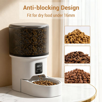 Automatic Pet Feeder with 6-Meal Portion Control