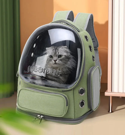 Breathable Pet Carrier Backpack for Cats and Small Dogs