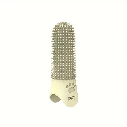 360° Silicone Finger Toothbrush for Dogs and Cats