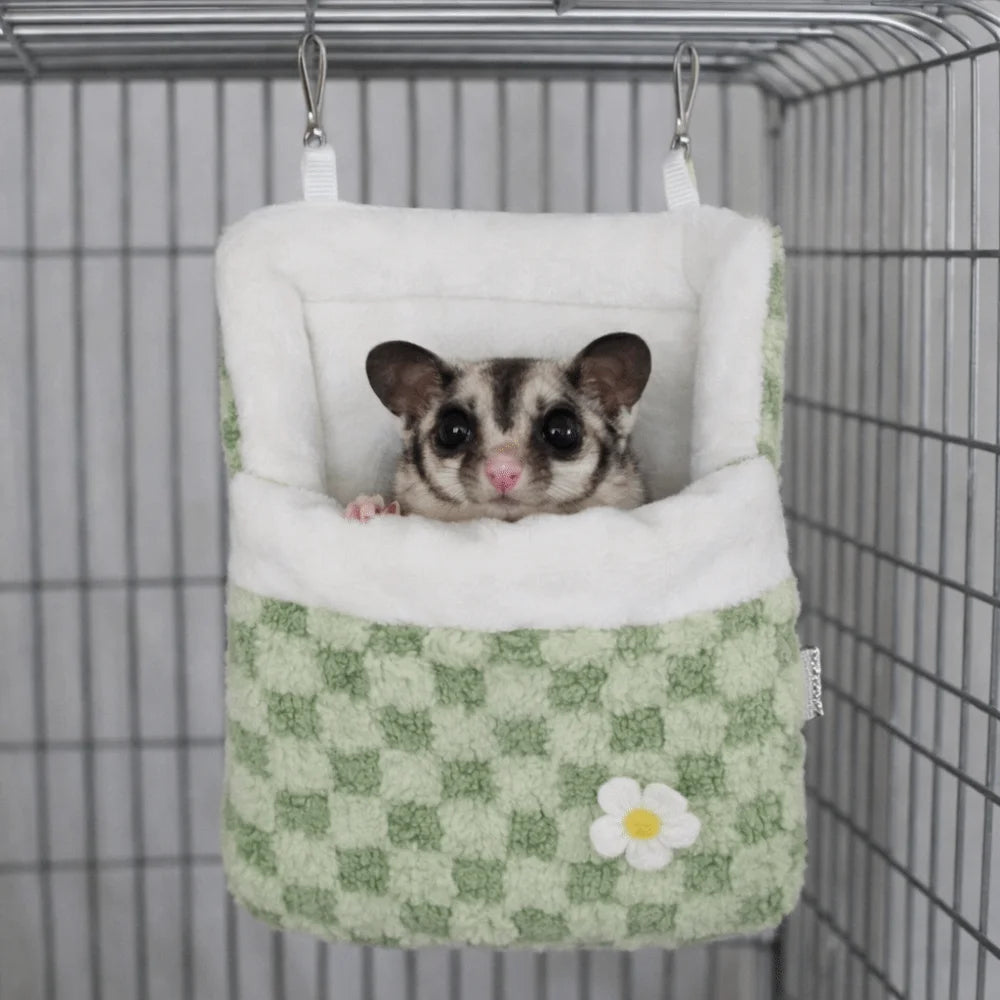 Plush Hanging Hammock for Hamsters and Small Pets