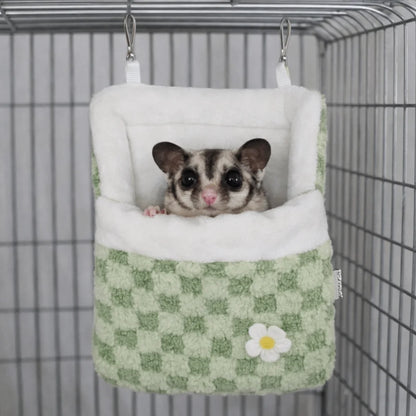 Plush Hanging Hammock for Hamsters and Small Pets
