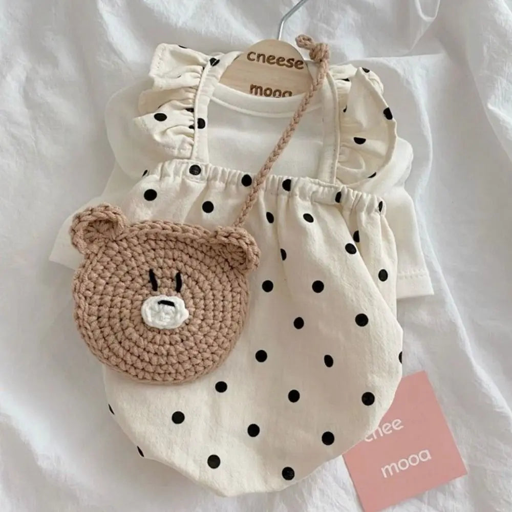 Polka Dot Pet Dress for Small Dogs