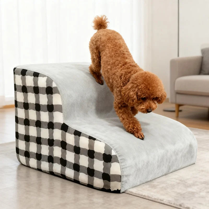High-Density Foam Dog Stairs for Older Dogs