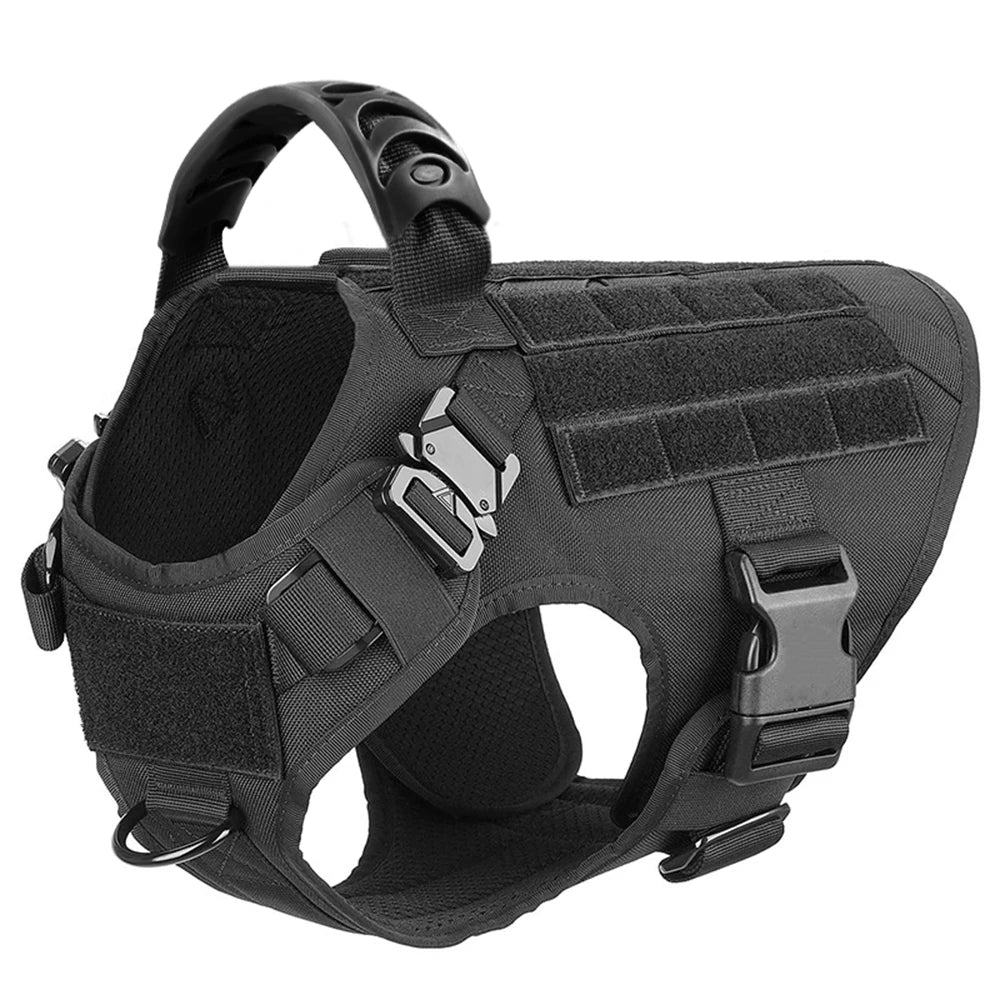 PETRAVEL Tactical Dog Harness and Leash Set
