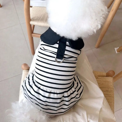Striped Pet Vest and Dress for Small Dogs
