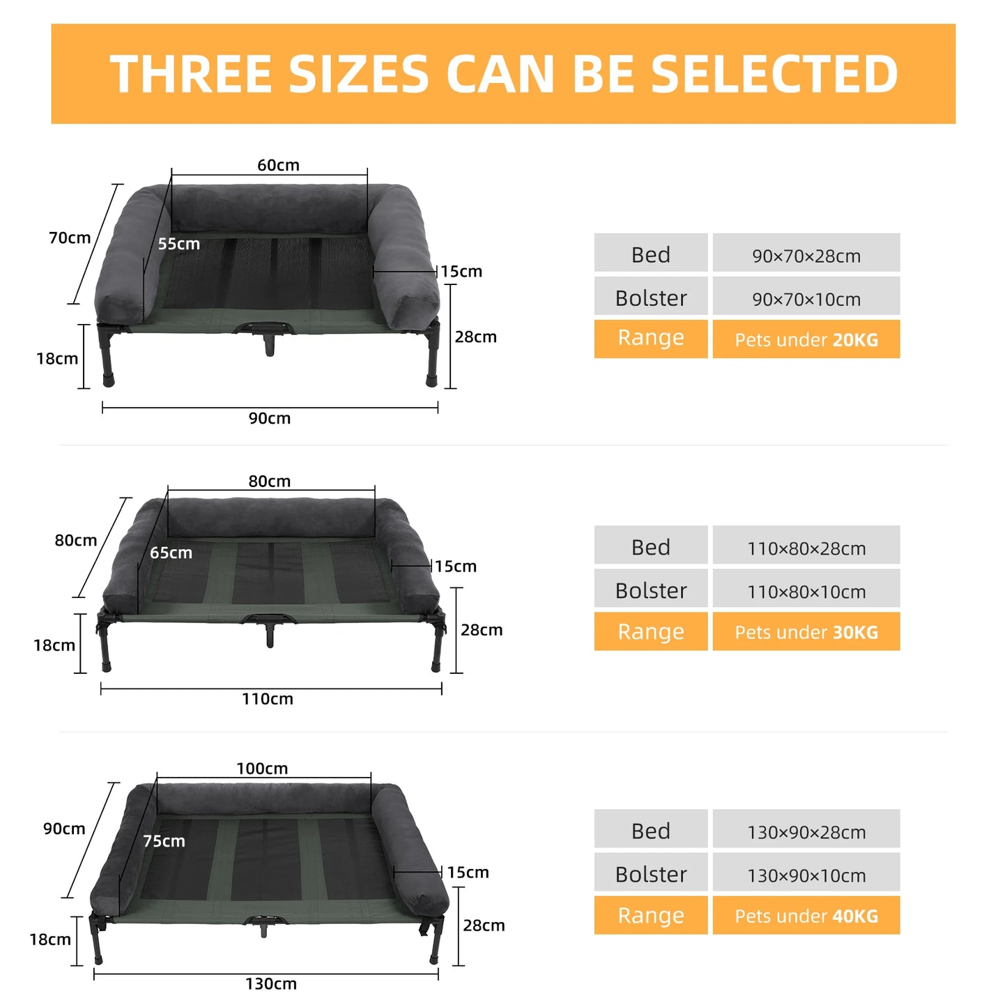 Cooling Dog Bed for Extra Large Dogs