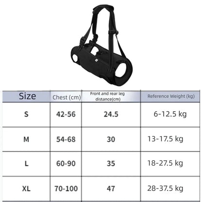 Adjustable Dog Lift Harness with Support Handle