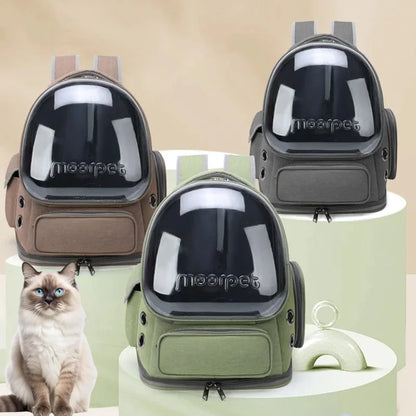 Breathable Pet Carrier Backpack for Cats and Small Dogs
