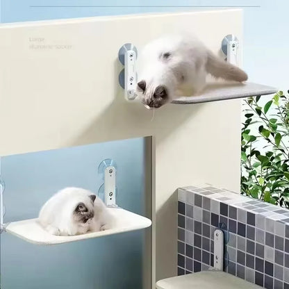 Window-Mounted Cat Hammock with Suction Cups