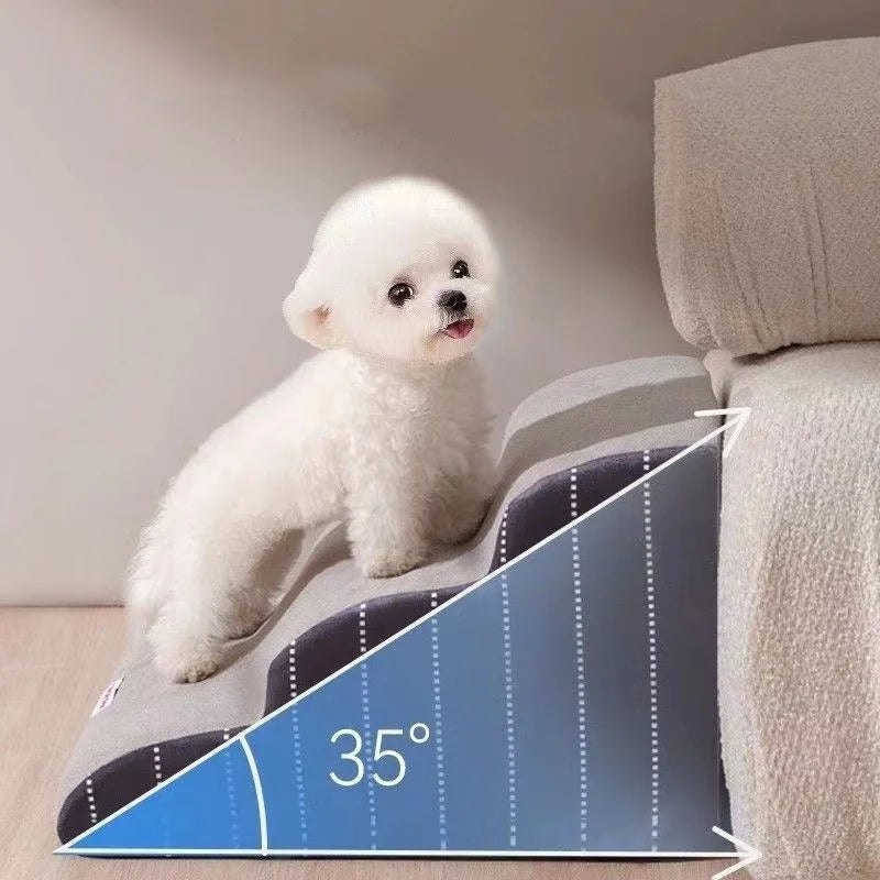High-Density Foam Dog Stairs for Older Dogs