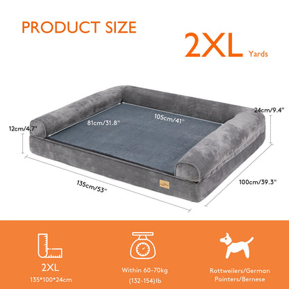 Orthopedic Dog Bed with Removable Washable Cover