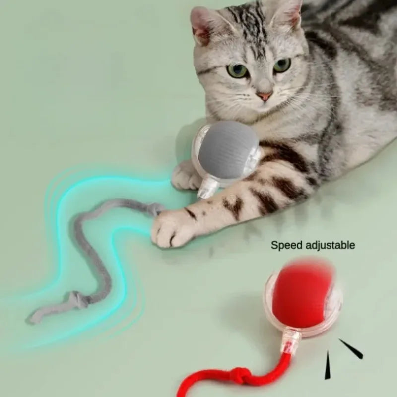 Automatic Rolling Cat Toy Ball with Smart Sensor