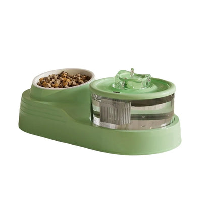 USB Pet Water Fountain and Feeder