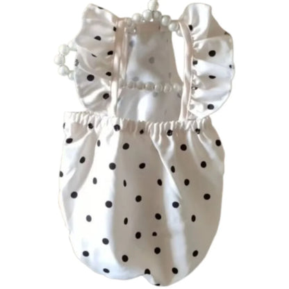 Polka Dot Pet Dress for Small Dogs