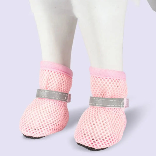 Mesh Breathable Dog Shoes for Everyday Paw Protection