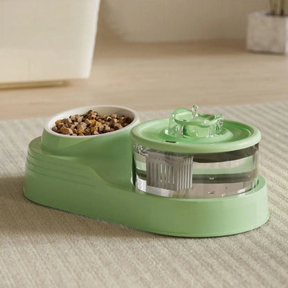 USB Pet Water Fountain and Feeder