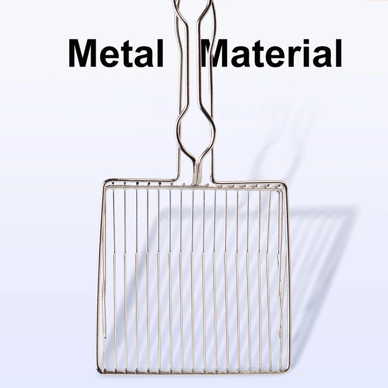 Stainless Steel Cat Litter Scoop with Durable Handle