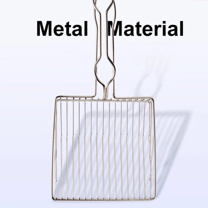 Stainless Steel Cat Litter Scoop with Durable Handle